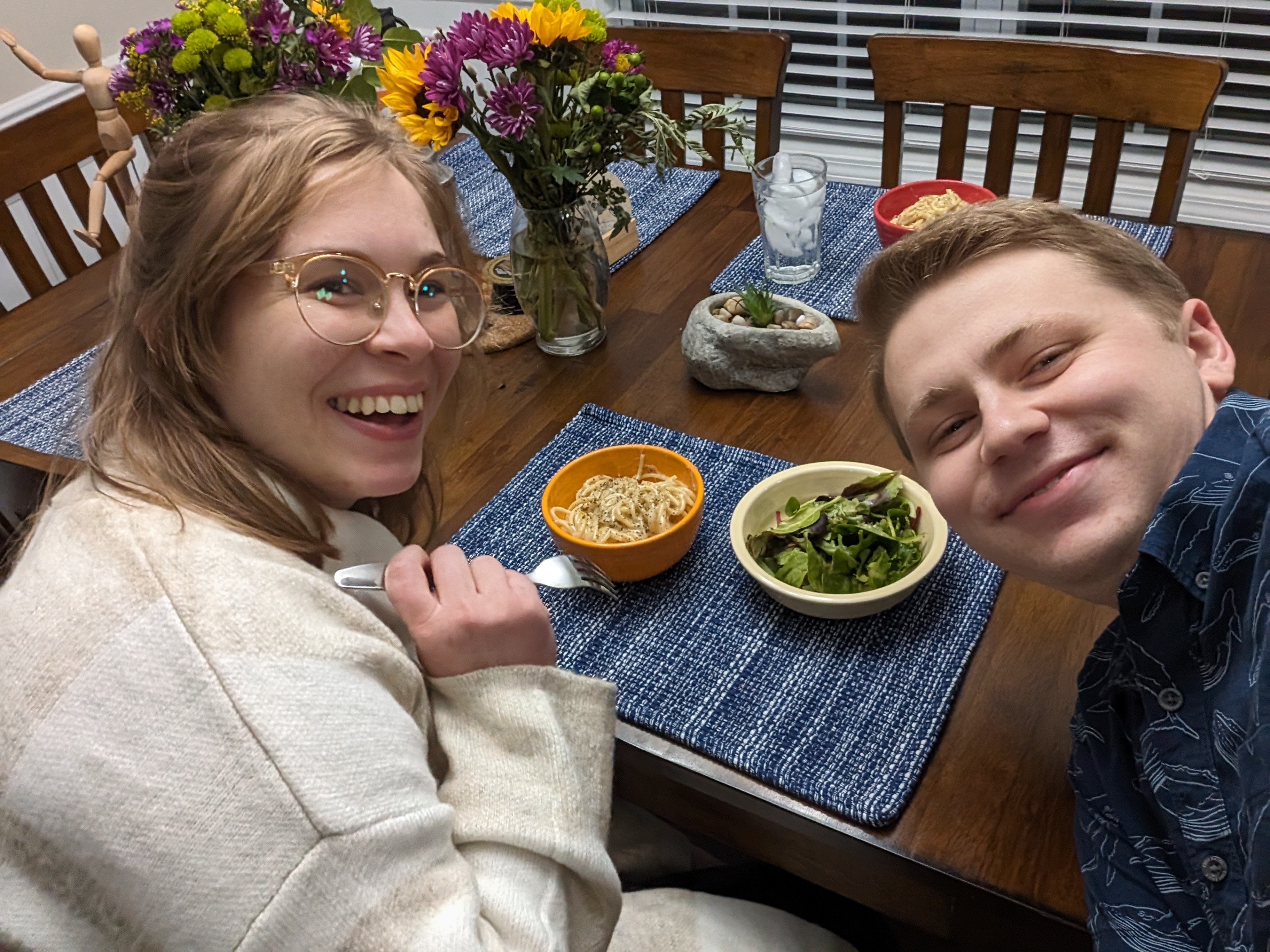 Romantic dinner date