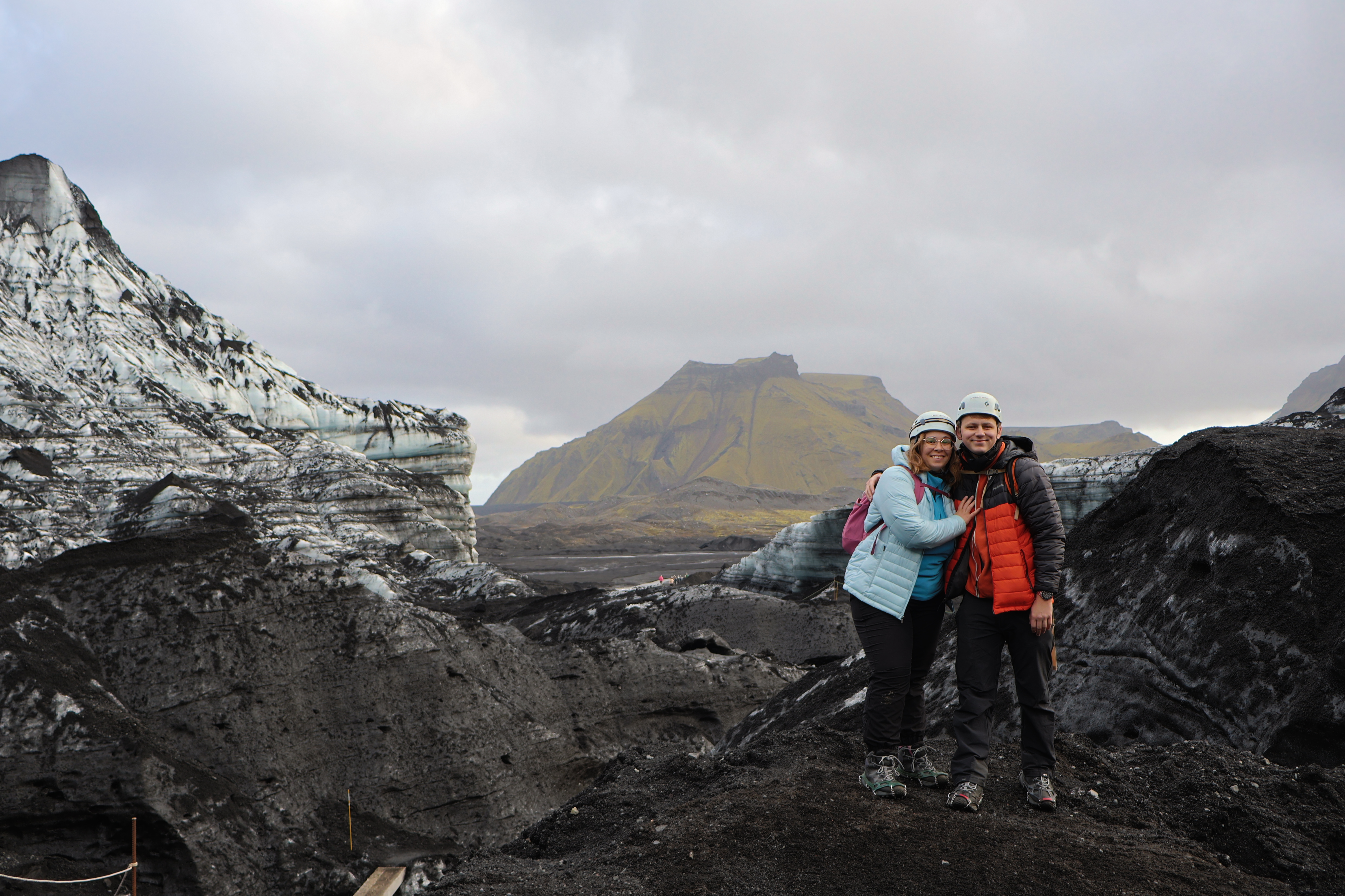 Iceland volcano backdrop